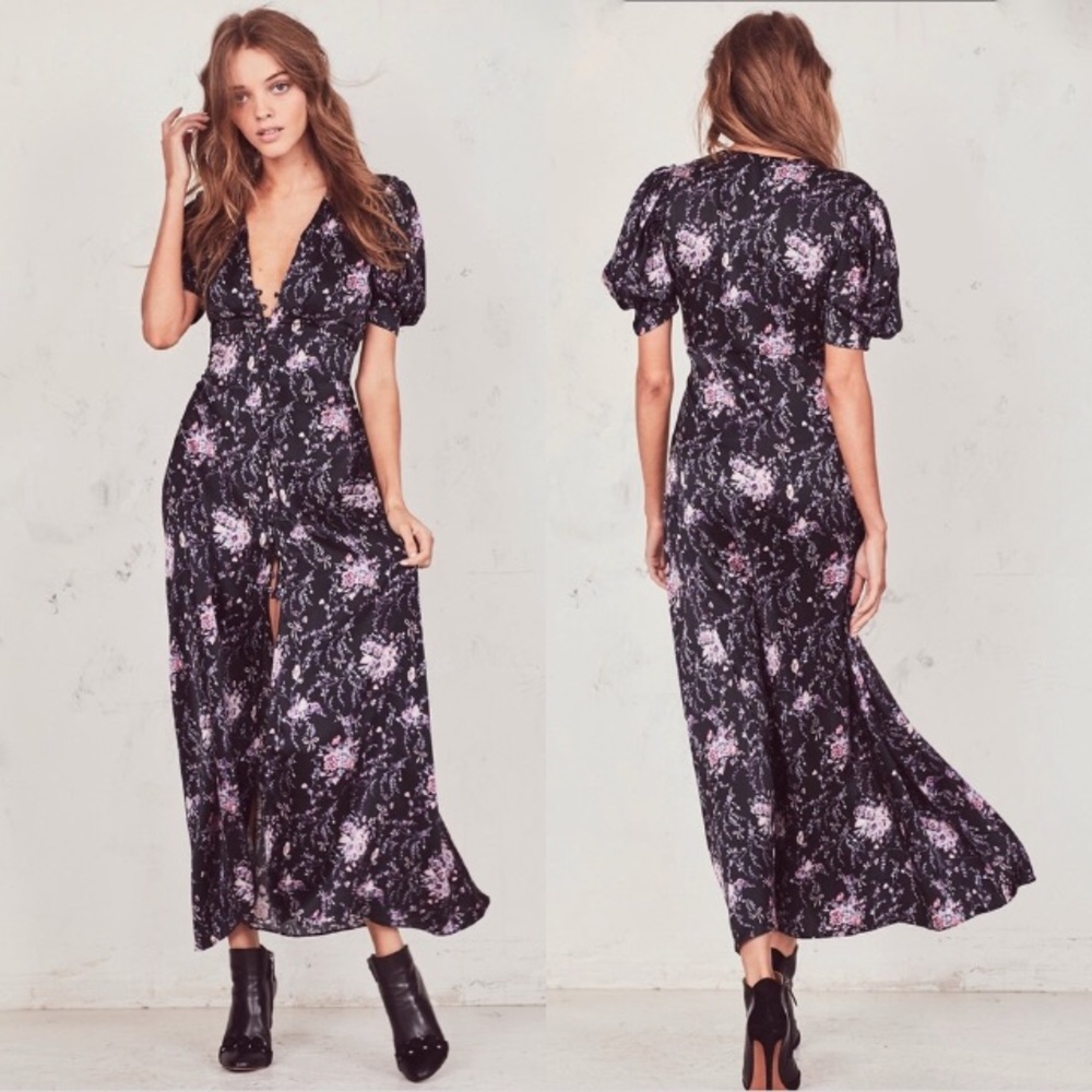 LOVESHACKFANCY SILK DRESS